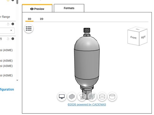 Konfiguration Blåsackumulator