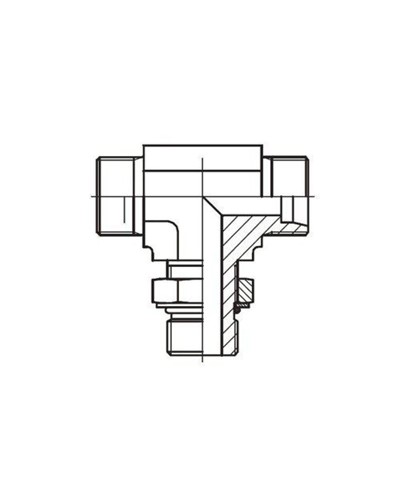 TEE L-serien UNF NBR